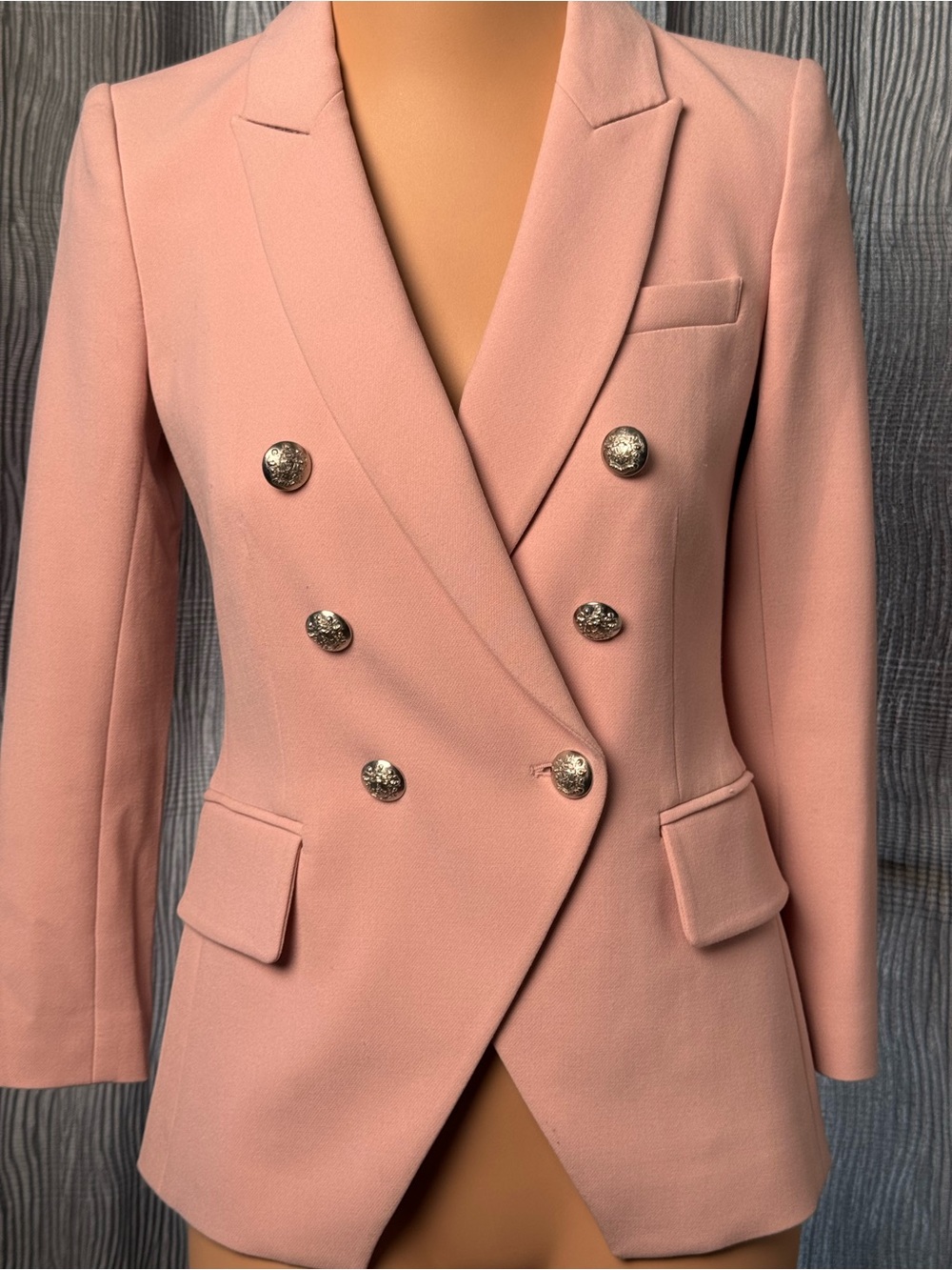 VERONICA BEARD Double-Breasted Pink Women’s Blazer Jacket Size 0